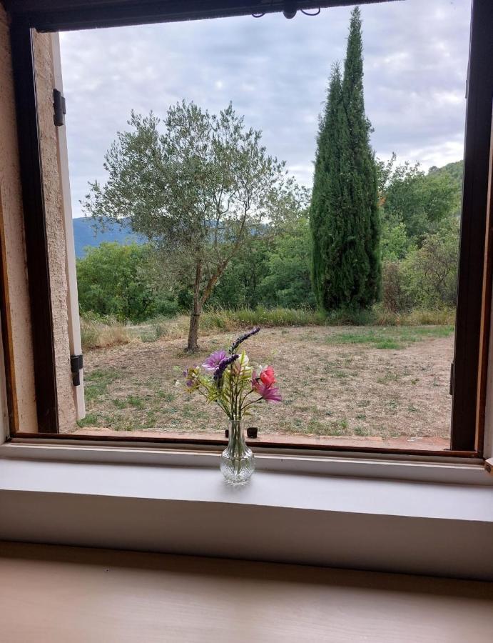 Logement D'Exception Pres Du Colorado Provencal Dans Une Residence Au Calme Avec Piscine Offrant Une Vue Imprenable Sur Le Luberon Depuis Sa Terrasse Viens Εξωτερικό φωτογραφία