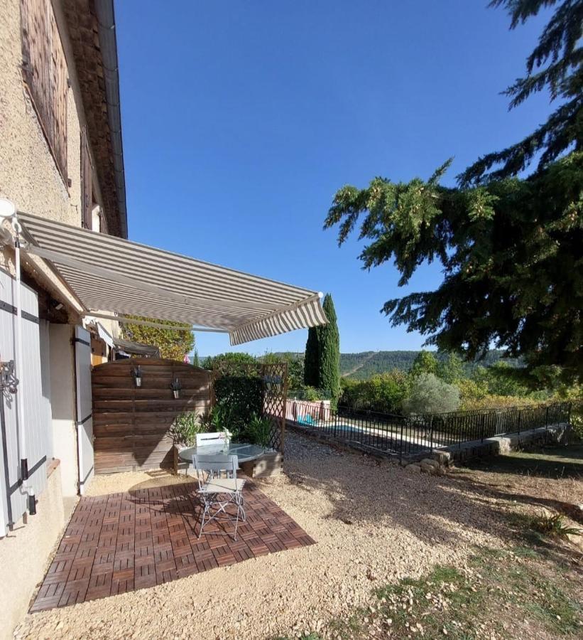 Logement D'Exception Pres Du Colorado Provencal Dans Une Residence Au Calme Avec Piscine Offrant Une Vue Imprenable Sur Le Luberon Depuis Sa Terrasse Viens Εξωτερικό φωτογραφία
